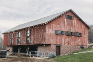 Photo modern barn house