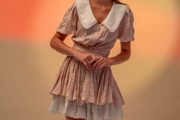 Photo flared dress